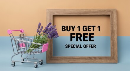 Special Buy One Get One Free Retail Promotion Deal