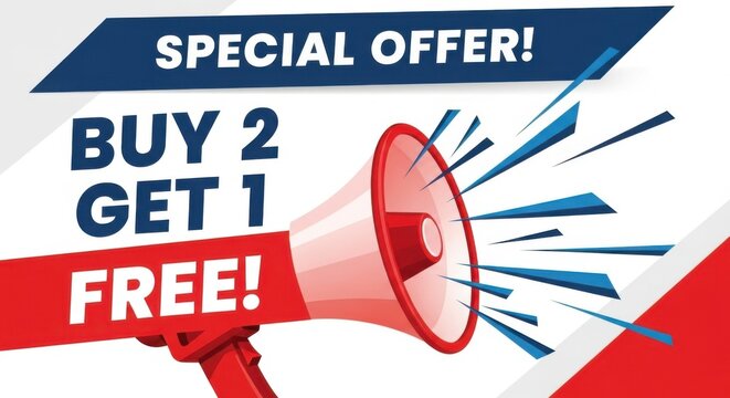 Special Offer Buy Two Get One Free