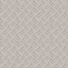 Seamless monochrome greyish beige textured herringbone pattern.