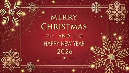  along with some white snowflakes, creating a festive and glamorous holiday atmosphere.