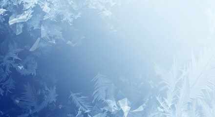 Ethereal ice crystals shimmer, a delicate frost pattern perfect for winter designs, festive promotions, and cool, refreshing seasonal campaigns