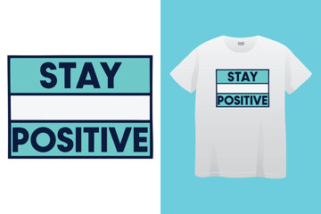 T- Shirt with " Stay Strong Never Give Up" Text and Graphic Design t-shirt apparel