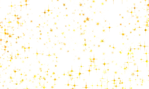 Abstract pattern of small scattered colorful dots on a white background