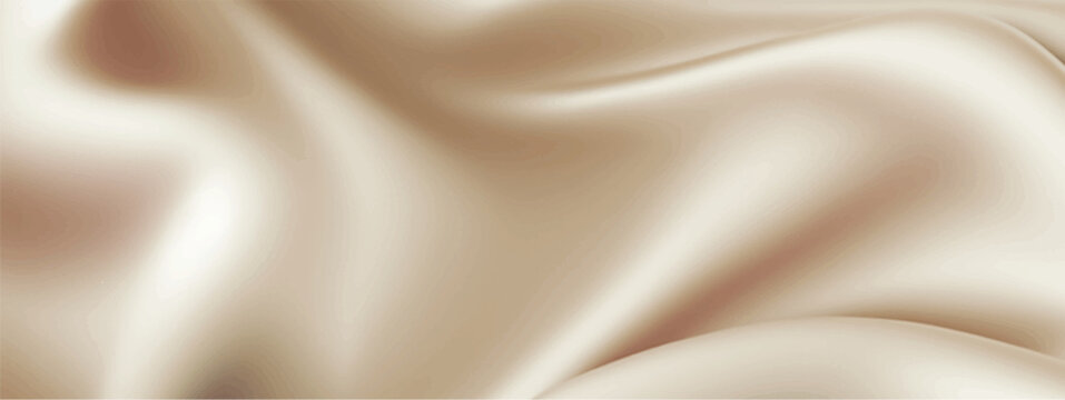 Light dropped elegant silk fabric background. Textile texture. Vector illustration	