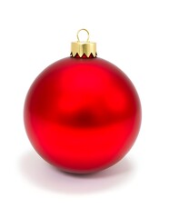 red christmas bauble