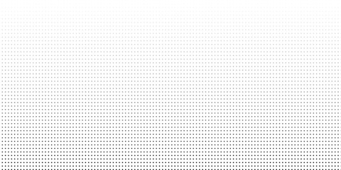 Dotted gradient halftone background. Horizontal seamless dots pattern in pop art style. Abstract modern stylish texture. Vector illustration.