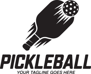 Vector illustration of an abstract background in pickleball 