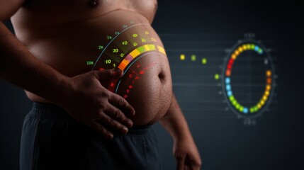 Visual Representation of Body Fat and Calorie Count Tracking for Better Nutrition Awareness