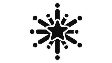 Celebration starburst icon symbolizing success, special events, achievements, promotions, and positive recognition