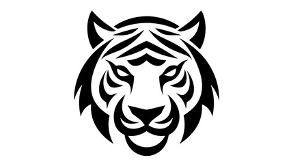 head tiger vector illustration