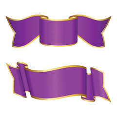 luxurious premium ribbon vector