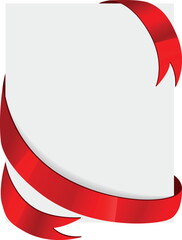 luxurious premium ribbon vector