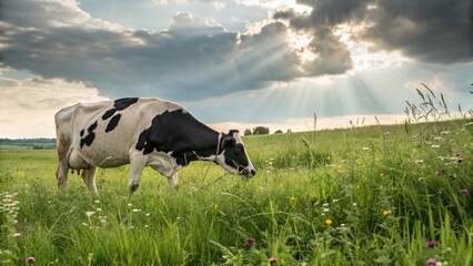 cow on a meadow
