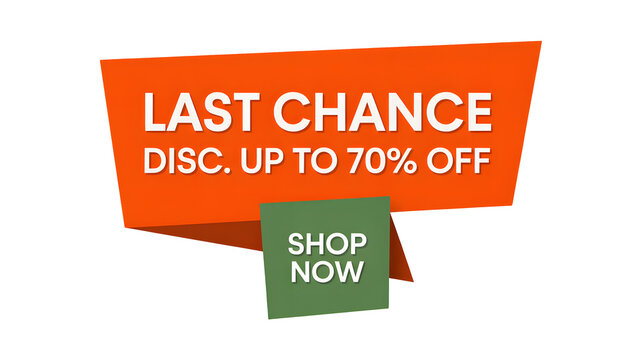 Last chance for a big discount, shop now for savings.