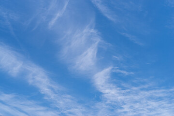晴れた日の綺麗な空	