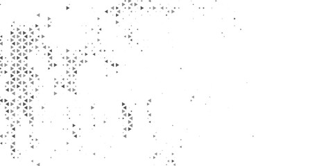 Dark Silver, Gray vector cover in polygonal style. Modern abstract illustration with colorful triangles. Pattern for commercials.