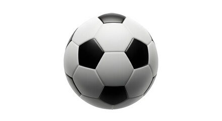 Fototapeta premium Soccer ball shaped easter egg isolated on transparent background