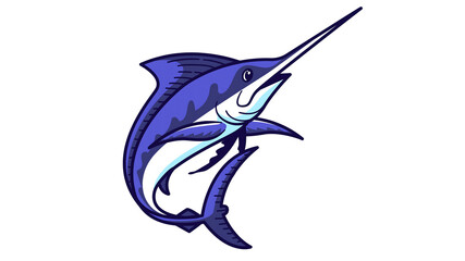 Marlin Fish Vector Illustration