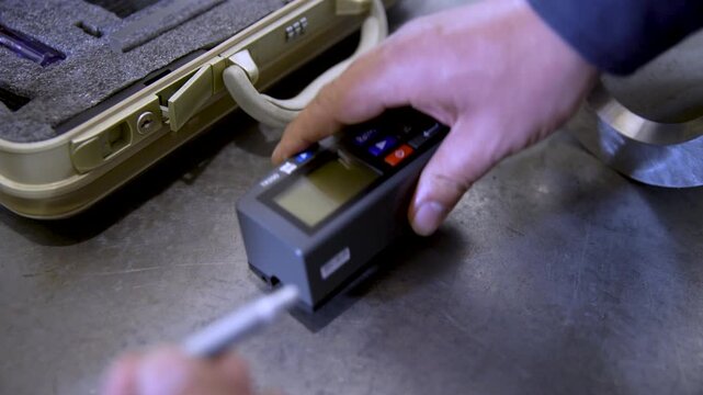 Precision Measuring Tool in Case for Industrial Quality Control