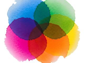 Vibrant watercolor splash with transparent background great for abstract design elements or artistic graphic overlays for branding and creative projects