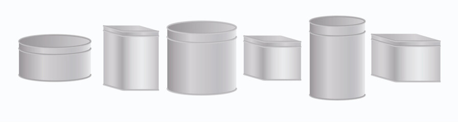  vector tin box collection 