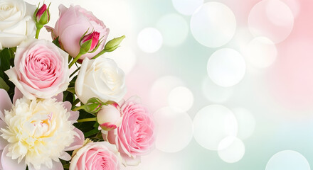bouquet of roses'abstract colorful background with butterflies'camomile on a yellow background'pink tulips on green background'colorful flowers on white background'red rose with water droplets