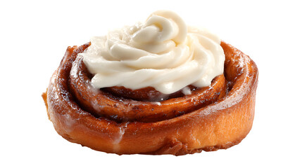 Fototapeta premium Cinnamon Roll with Cream Cheese Frosting