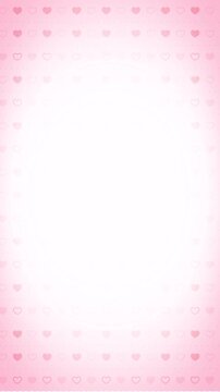 Heart Pattern &ndash; Pastel Pink Heart Gradient Background 4K