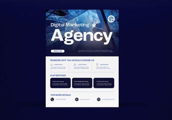 White Corporate Business Flyer Layout