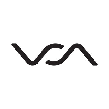 Initial VCA letter logo template, Monogram VGA logo Image design for company