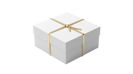 Gift box with ribbon