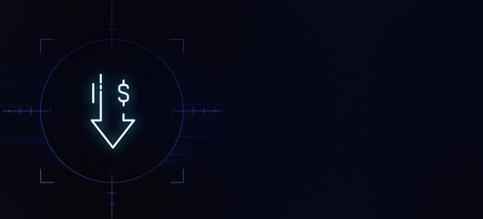 Financial Reduction, Cost Decrease, or Price Drop Concept