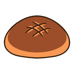 bread jam colored icon
