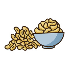 cashew nut colored icon