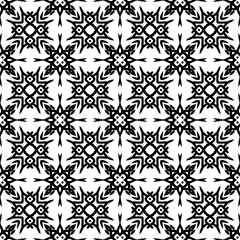 Hand Drawn Line Art Ornamental Tile Design