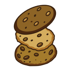 colored bowl of almonds icon