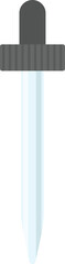 Eye Dropper Flat Illustration. Clean Icon Design Element on Isolated White Background