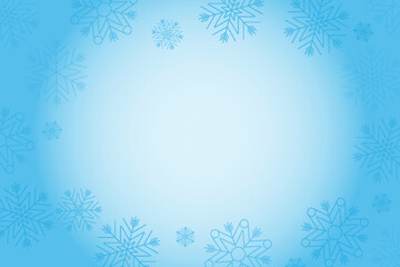 Snowflake background illustration light blue winter texture perfect for seasonal designs and holiday-themed projects EPS vector