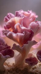 close up of a mushroom