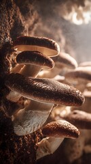 mushrooms in the forest