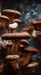 mushrooms in the forest
