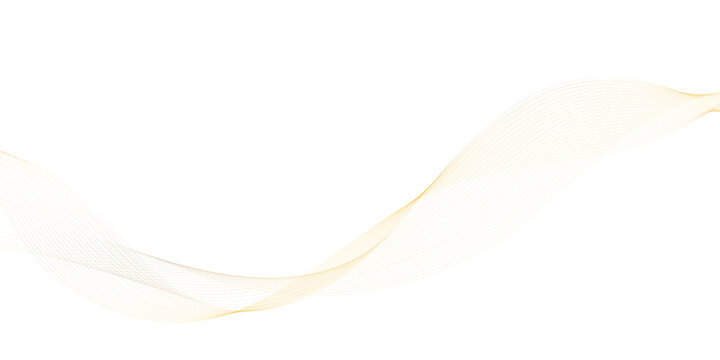 Abstract golden wave flowing dynamic design element perfect for backgrounds and modern graphic design projects EPS vector