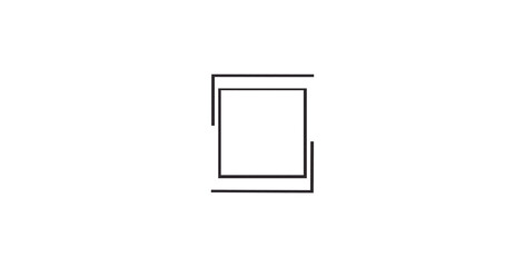 Square, Rectangle, Black, Collage Rectangle, Made of Paper, Photo Frame on Transparent Background