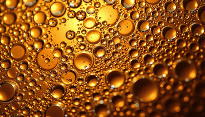 Refreshing brewery draft beer foam and bubbles in glasses cheerful atmosphere liquid beverage abstract pattern