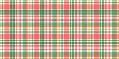 Red and green gingham plaid pattern background. Seamless festive checkered design with soft tones, perfect for Christmas crafts, textiles, wrapping, and digital projects.
