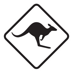 Wildlife Crossing and Road Safety Vector Signs