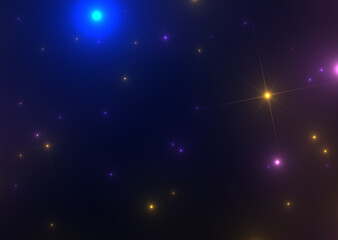 Fototapeta premium starry night sky with stars