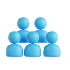 3D Render Group of People Symbolizing Teamwork and Collaboration Concept