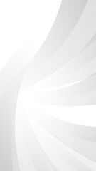 white geometric abstract background vertical overlap layer on bright space with waves decoration. Minimalist modern graphic design. tempate reel, poster, banner.