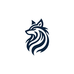 Tribal Wolf Logo